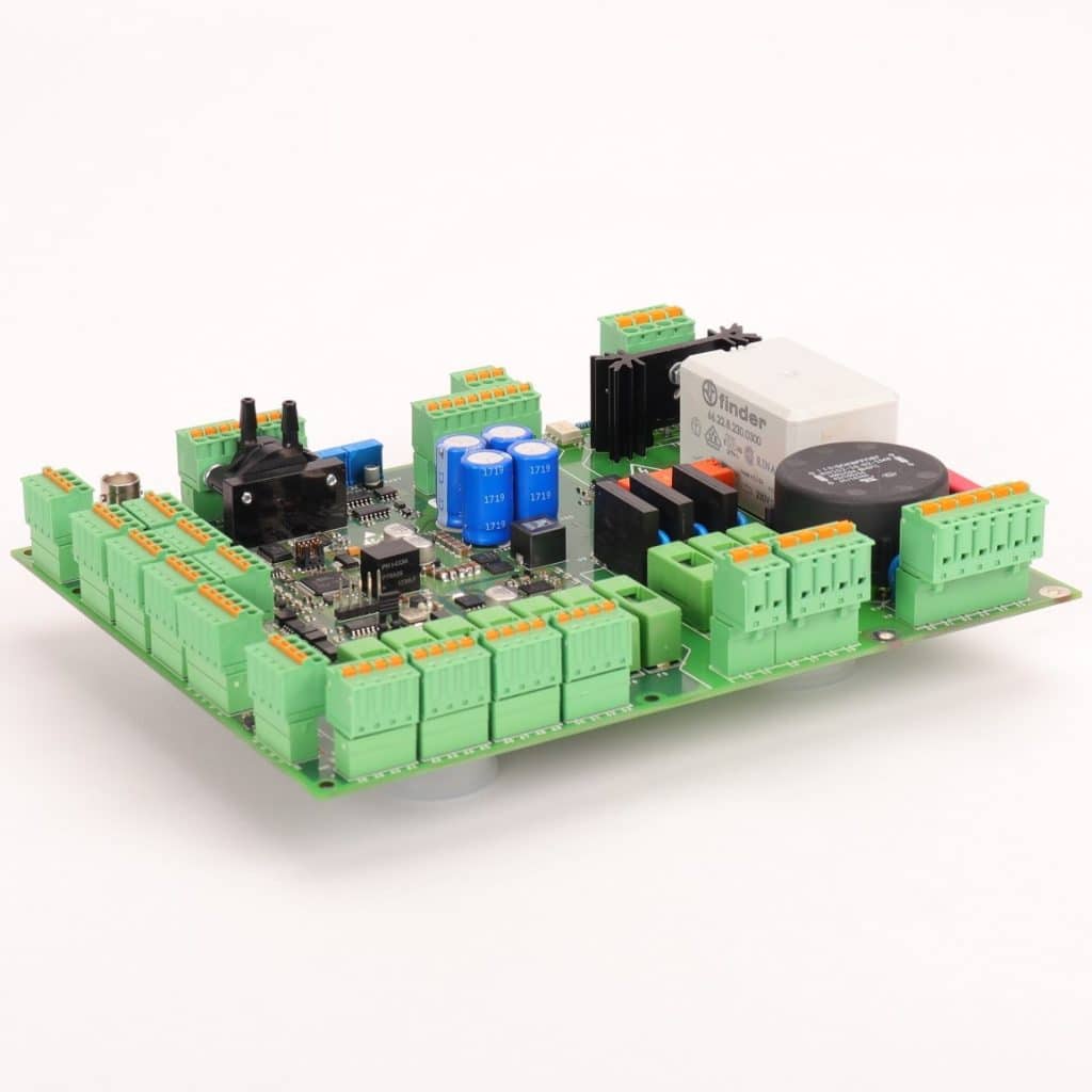 THT bestĂĽckte Baugruppe